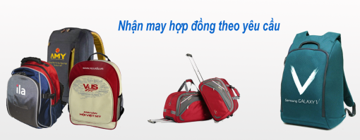 Nhận may balo túi xách theo yêu cầu